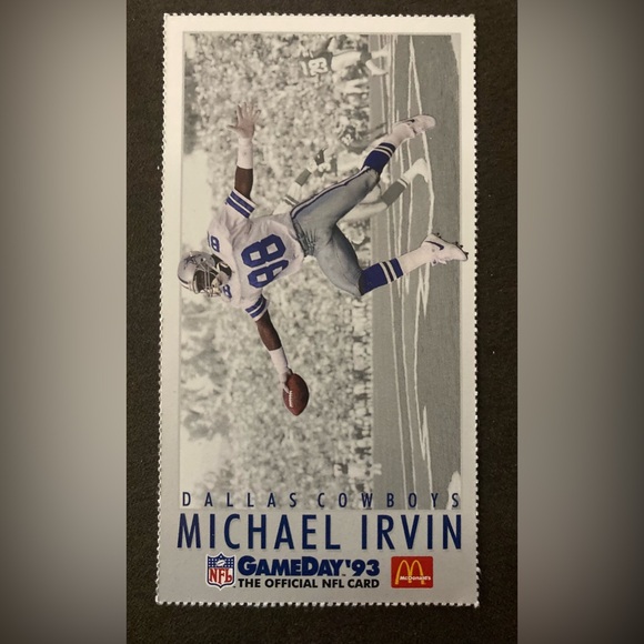 1993 COWBOYS GAMEDAY (24) CARDS - McDonald’s Limited Edition - Picture 3 of 4